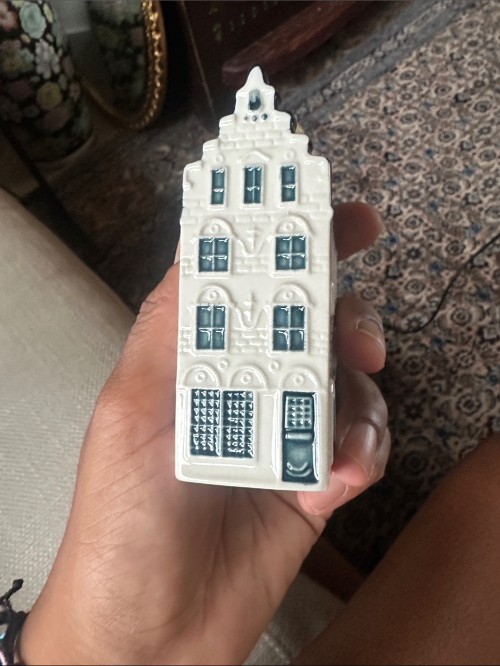 KLM x BOLS Porcelain Miniature Bottle - White